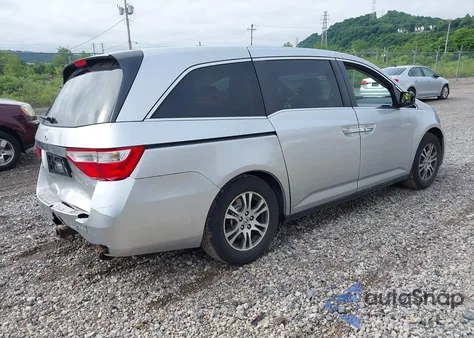 2012 Honda Odyssey Ex-L из США, поврежденный, VIN 5FNRL5H69CB030799